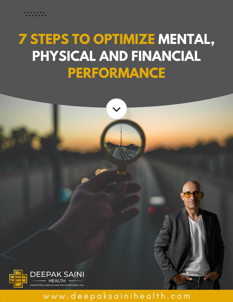 Seven steps to optimize mental, physical, and financial performance