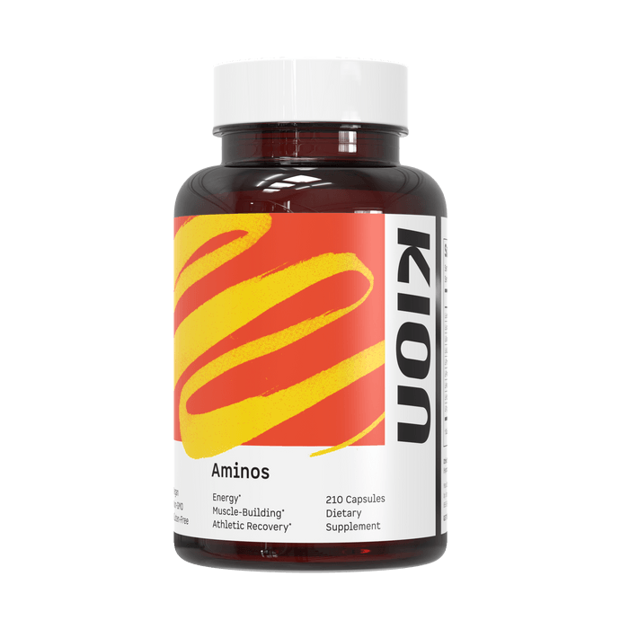 UNO Aminos dietary supplement bottle with white cap