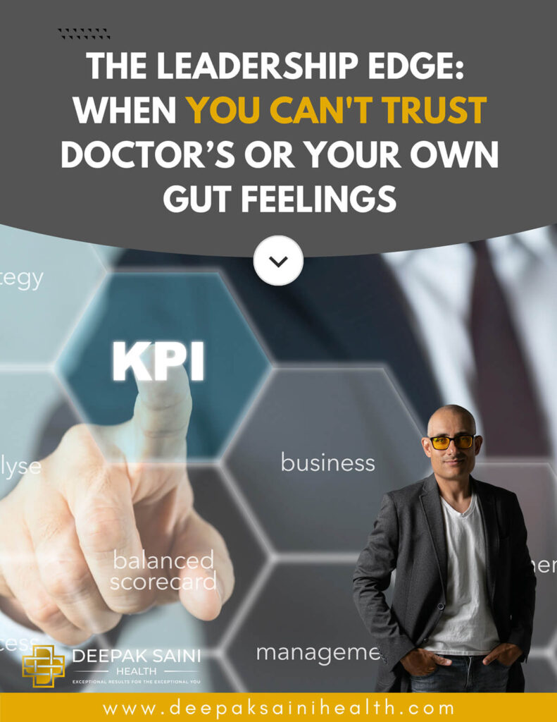 Leadership article graphic about trusting doctors and gut instincts