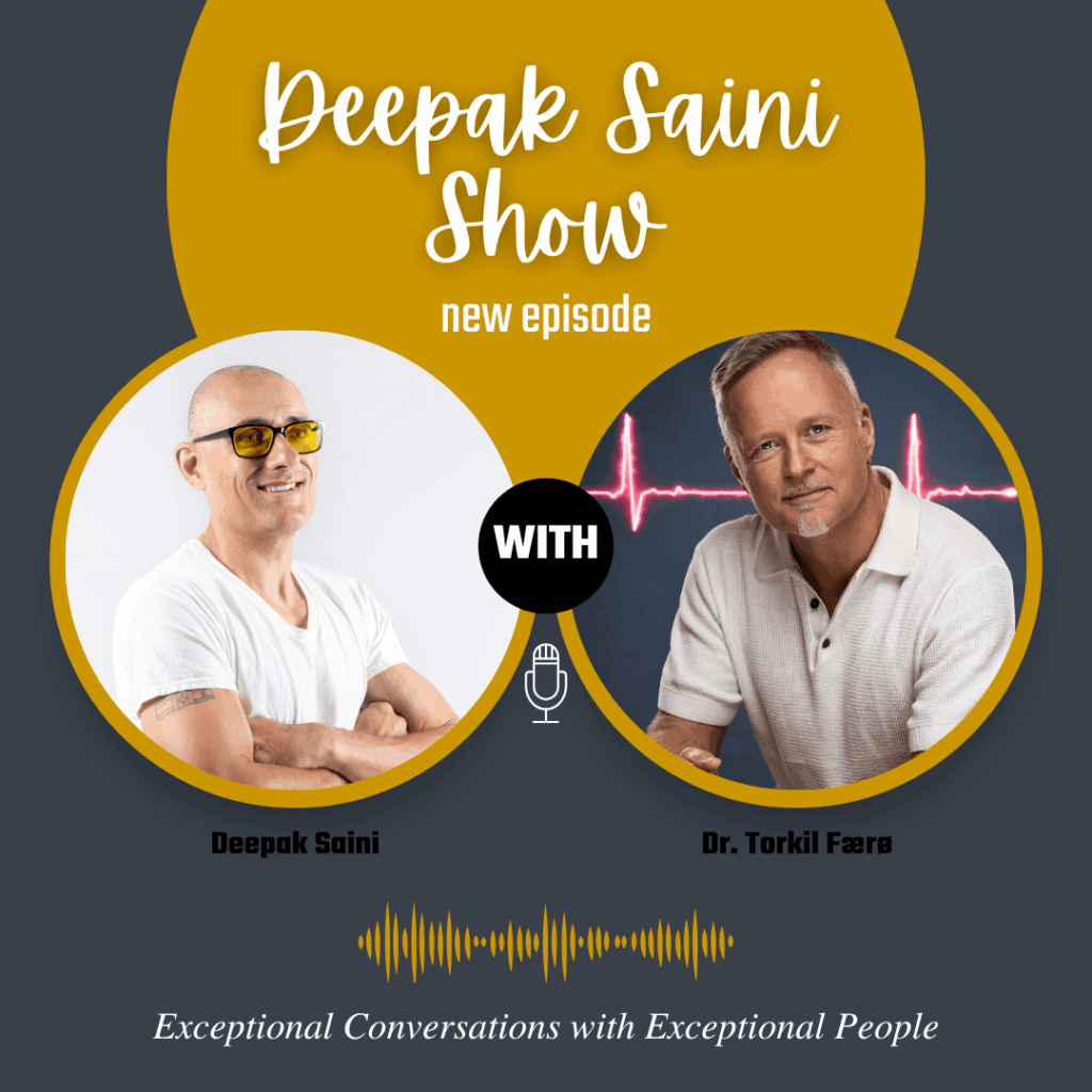 Deepak Saini Show podcast episode featuring Dr. Torkil Færø